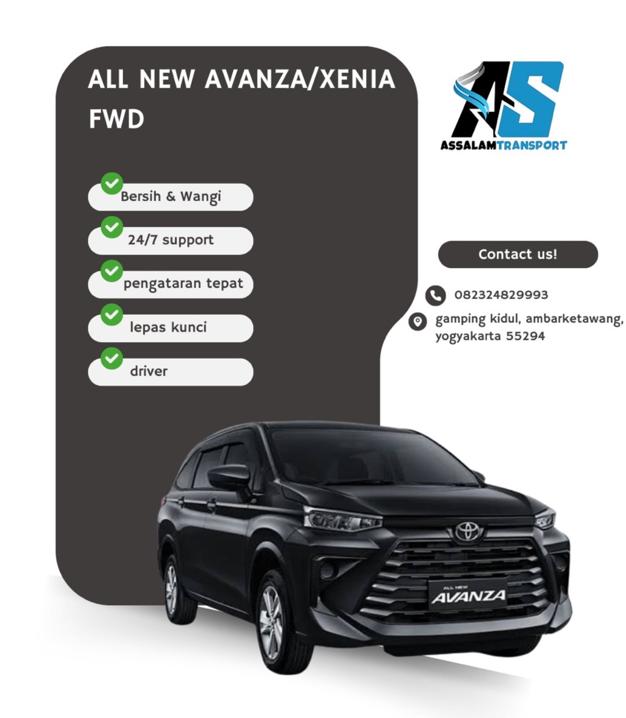 All New Avanza / Xenia FWD - sewa mobil Jogja
